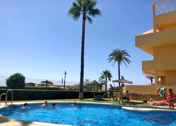 Beachfront In Lägenhet La Cala De Mijas